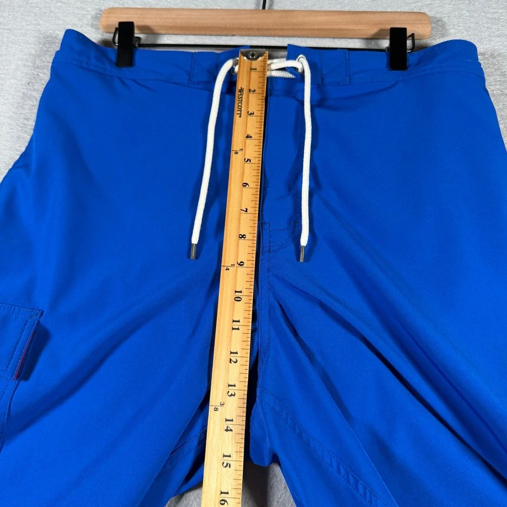 Polo Ralph Lauren Mens Royal Blue Cargo‎ Swim Trunks XL 34 Waist 8 Inseam 12828